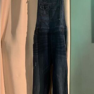 Free People Dark Blue Women Jeans Overalls